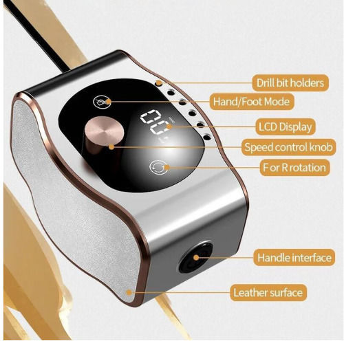 Manicure Pedicure Nail Drill Power 50W with 35000 Rotations per Minute