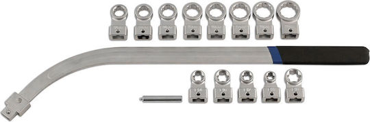 Set Pulley Belt Tensioner Wrench Carrying Case 14 Pieces Zs78