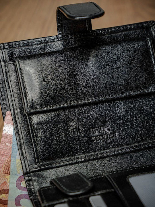 Portofel bărbătesc cu RFID Negru
