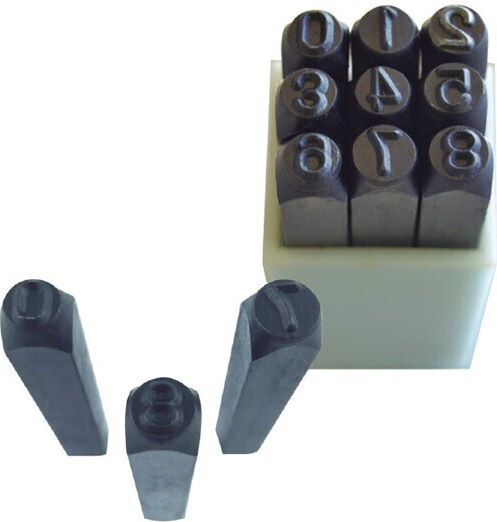 JBM 52882 Stamped Letters Hand Tool Set 9pcs