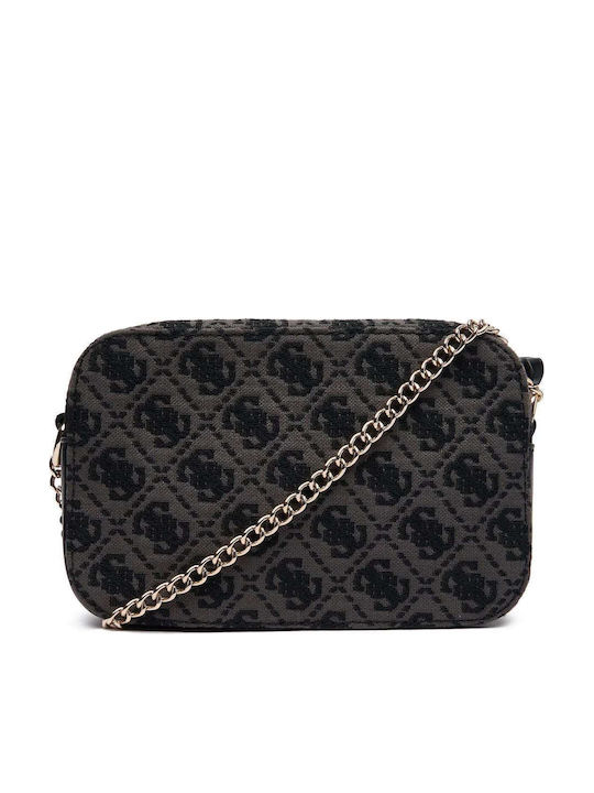 Guess Geantă Jacquard Camera Bag J5bz30wfv20-jblk Neagră Fată