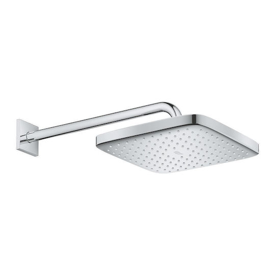 Grohe Τετράγωνη Κεφαλή Ντουζ με Βραχίονα