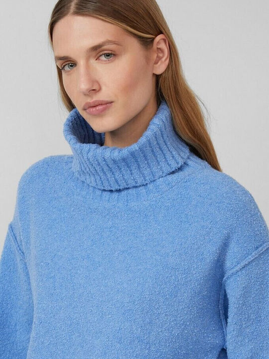 Women's Sweater Turtleneck Light Blue