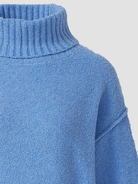 Women's Sweater Turtleneck Light Blue