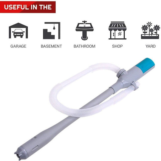 Liquid Transfer Pump Length 52cm Battery Fuel Water Oil