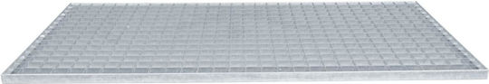 Vidaxl Silver Screen 100 X 50 X 2 Cm Galvanized Steel Cold Dipped