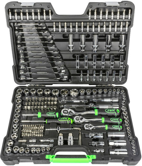 JBM Set Ratchet 1\2" & 1\4" & 3\8" 216pcs