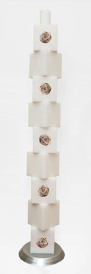 Detachable Cubes Base Handmade Roses