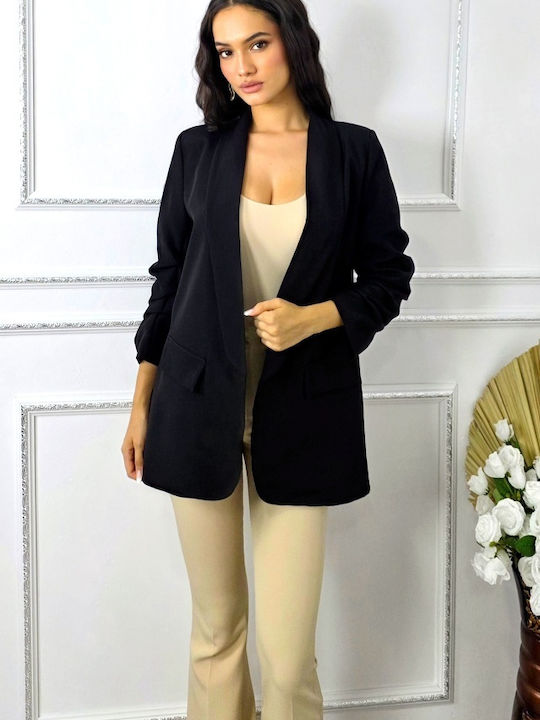 Lang Damen Blazer Black