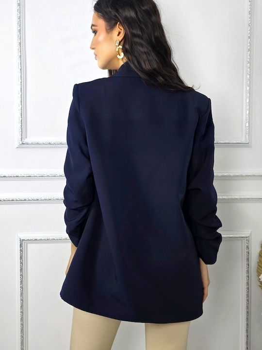 Long Women's Blazer Navy