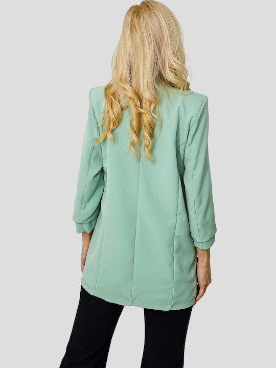 Lang Damen Blazer Pale Green