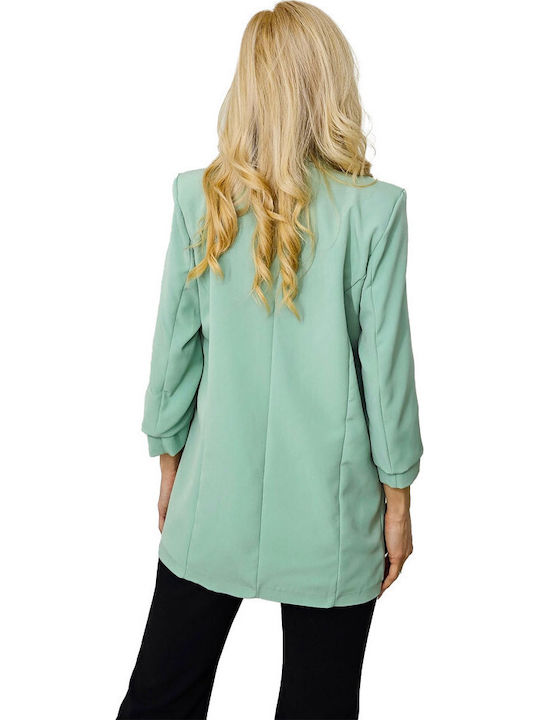 Lang Damen Blazer Pale Green