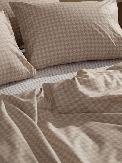Sunshine Sheet Sets King Size 260x270cm. Feelings 2064 Beige 4pcs