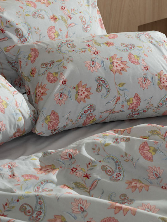 Sunshine Сет Чаршафи Двойни 200x270см. Cotton Feelings 2068 Сив 4бр