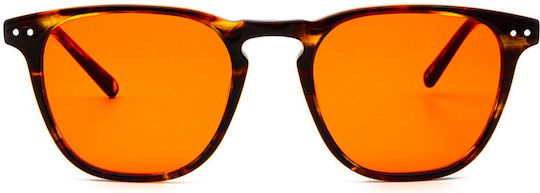 Filter Optix Premium Blue Light Glasses Yama Cinnamon Orange Lens