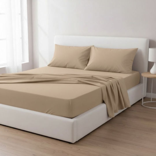Olia Home Set Einzel 3Stück 160x260cm Beige Olia Home Set Einzel 3Stück 160x260cm Beige