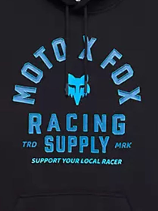 Local Racer Φούτερ με Κουκούλα Black