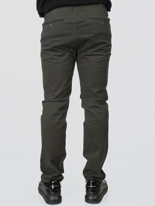 Trousers Chino in Regular Fit Green