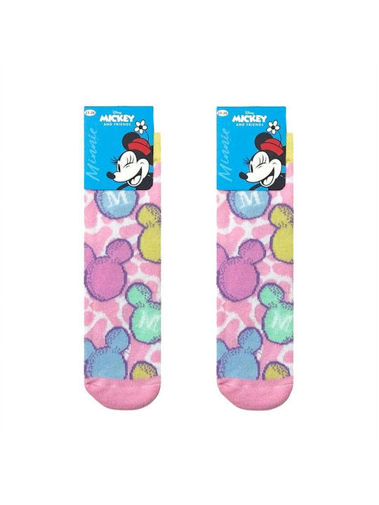 Disney Kids' Socks Minnie Colorful 3 Pairs