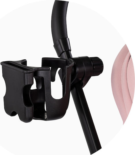 Universal 2 In 1 Telephone Cup Bottle Holder Baby Stroller Black