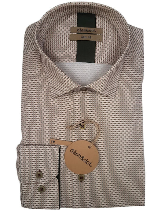 Langärmlig Hemd Beige