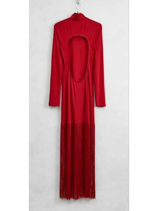 Maxi Damenkleid für Hochzeit - Taufe Rot