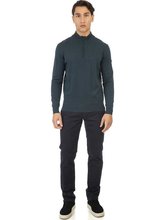 Pantaloni Chino Albastru