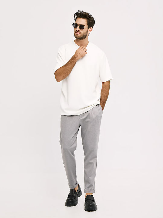 Pantalon Bărbați Elastic Gri