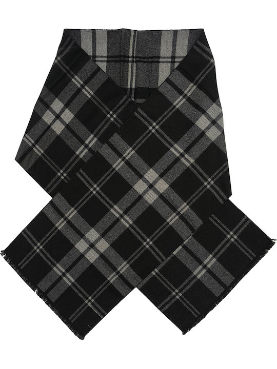 Men's Wool Scarf Black