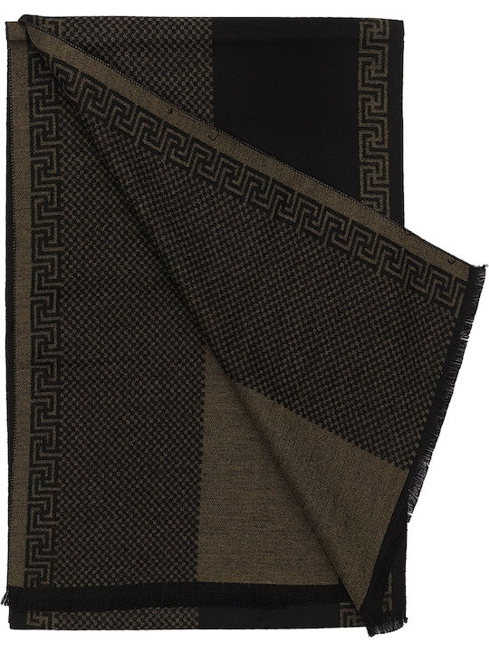 Men's Wool Scarf Brown