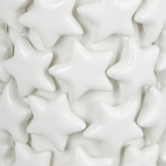 Butlers Vază Decorativă Ceramică Stars Alb 31cm 1buc