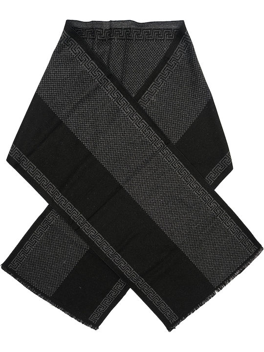 Men's Wool Scarf Black
