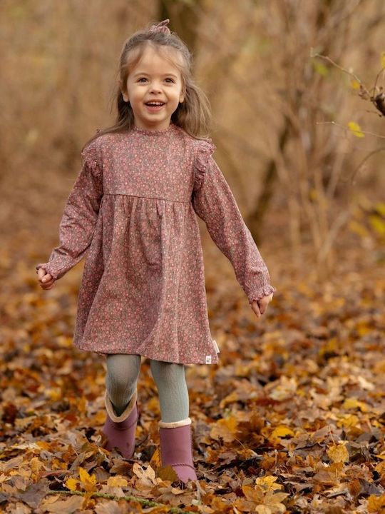 Girls Dress Long Sleeve Floral Rouge