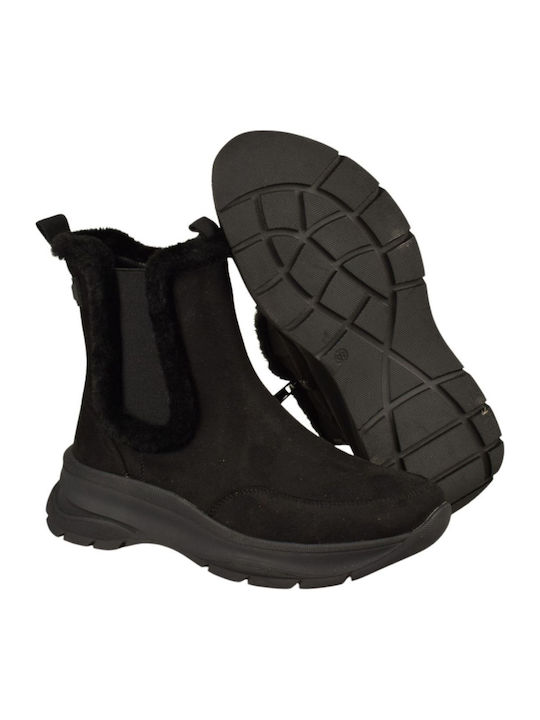 Stiefeletten Damen Schwarz