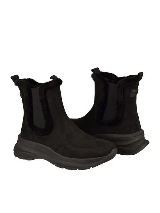 Stiefeletten Damen Schwarz