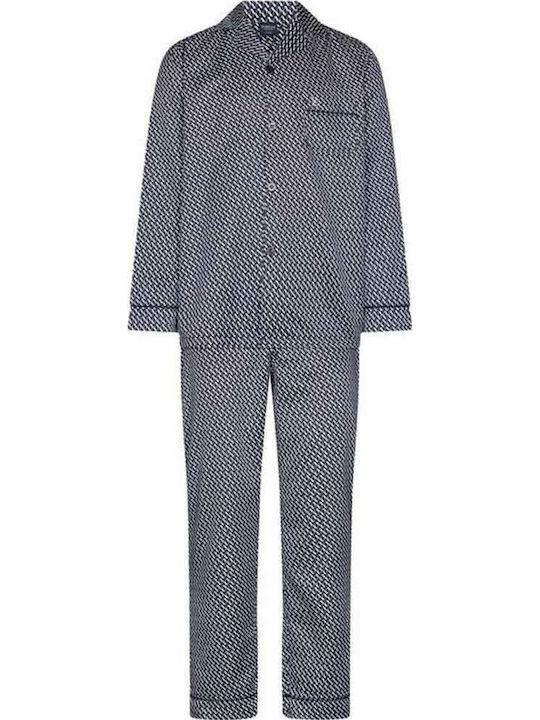 Robson Dark Blue and White