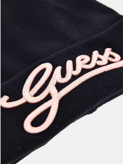 Beanie Feminin Căciulă Tricotat în culoarea Negru