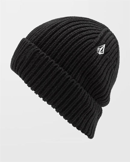 Beanie Ανδρικός Σκούφος Πλεκτός σε Μαύρο χρώμα