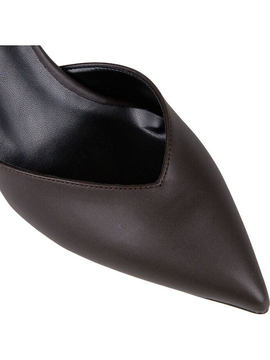 Brown Heels with Strap