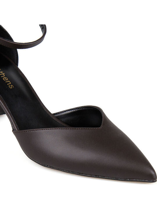 Brown Heels with Strap