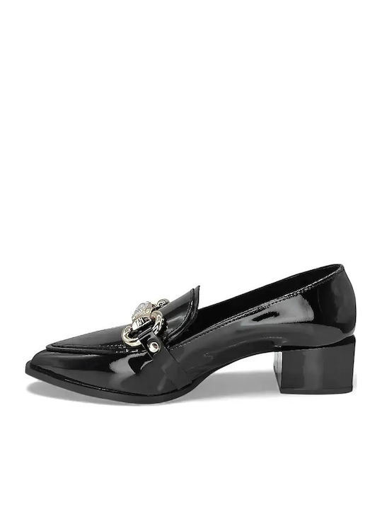 Leder Pumps Schwarz