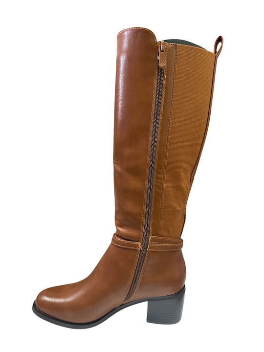 Damenstiefel Tabac Braun
