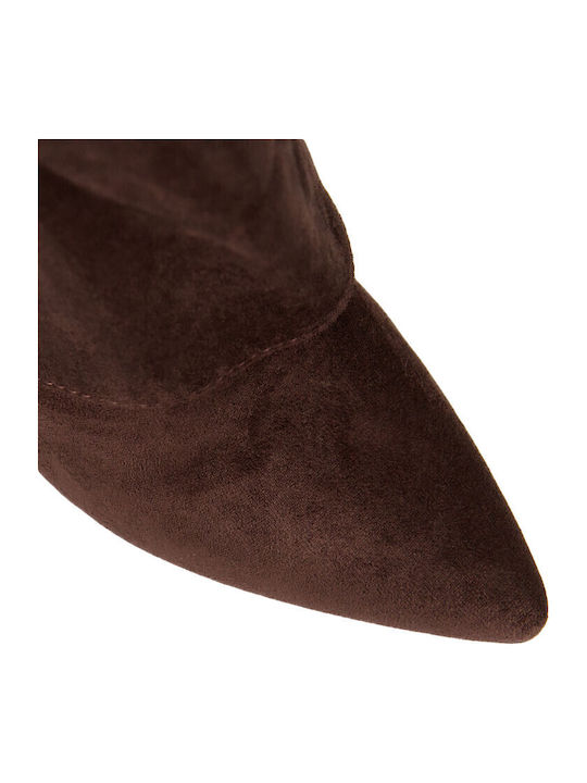 Suede Γυναικείες Μπότες Καφέ