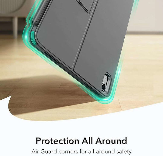 ESR Flex Flip Cover με Πληκτρολόγιο Γκρι (iPad 10 (2022), iPad 11 (2025))