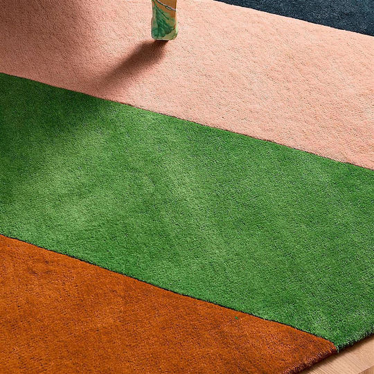 Harlequin Lucrat manual Covor Rectangular Din lână Green-multi