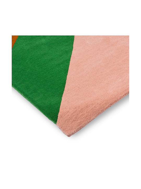 Harlequin Lucrat manual Covor Rectangular Din lână Green-multi