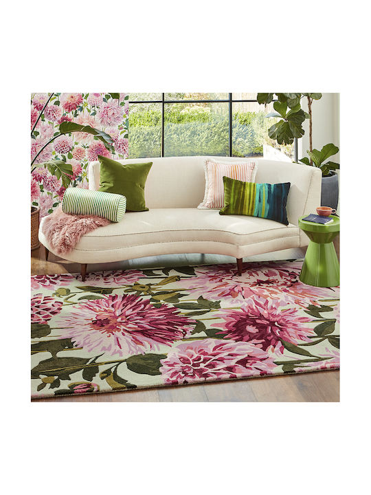 Harlequin Χειροποίητο Χαλί Ορθογώνιο Μάλλινο Fuchsia Palm 170x240cm