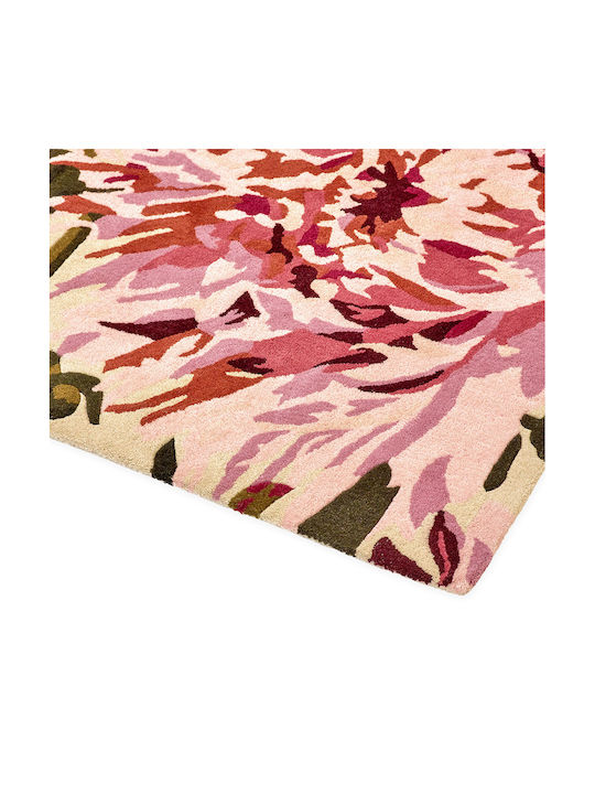 Harlequin Χειροποίητο Χαλί Ορθογώνιο Μάλλινο Fuchsia Palm 170x240cm