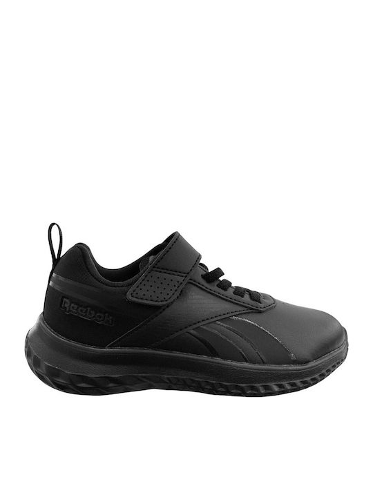 Waterproof Kids Sports Shoes Running with Hoop & Loop Closure Black