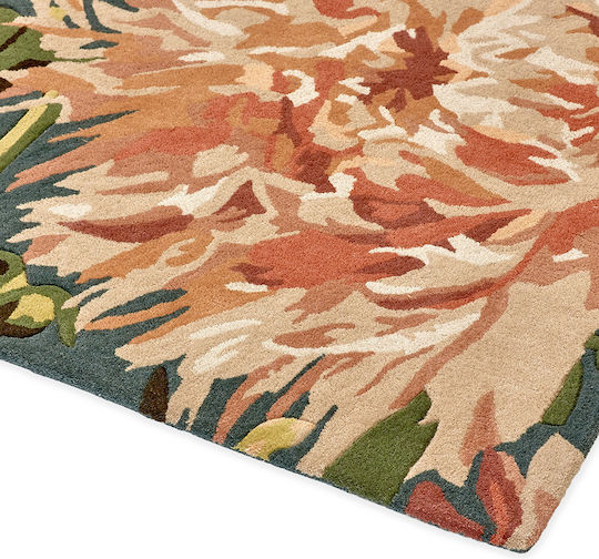 Harlequin Handgefertigt Teppich Rechteckig Synthetisch,Polyester/Cotton/Leather Coral Wilderness